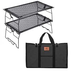 Campingmoon T-238-2T Stacking Rack Folding Table