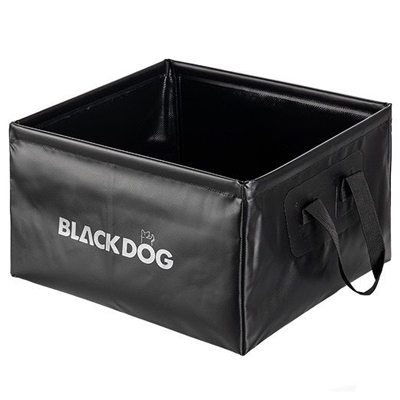 Blackdog Square Folding Bucket 20L black