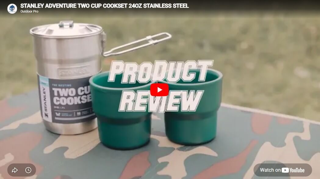 STANLEY ADVENTURE TWO CUP COOKSET 24OZ STAINLESS STEEL