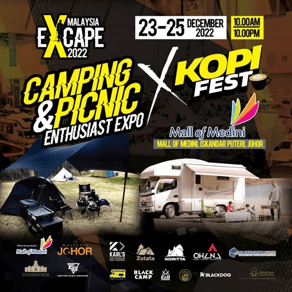 EXCAPE MALAYSIA 2022 - CAMPING & PICNIC ENTHUSIAST EXPO X KOPI FEST