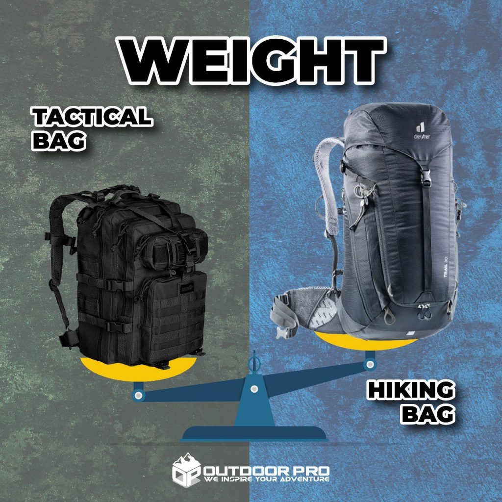 TACTICAL BAG VS HIKING BAG