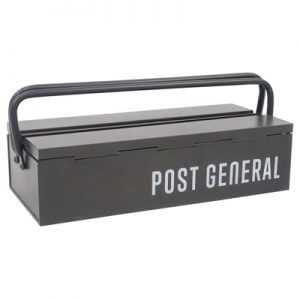 Post General Stackable Tool Box black