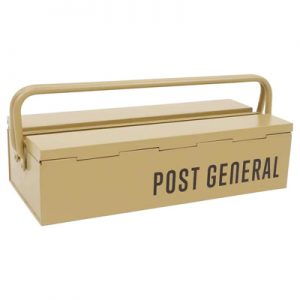 Post General Stackable Tool Box sand beige
