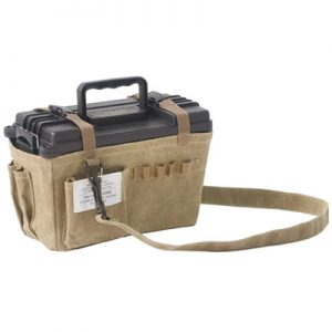 Post General Waxed Canvas Ammo Tool Box brown