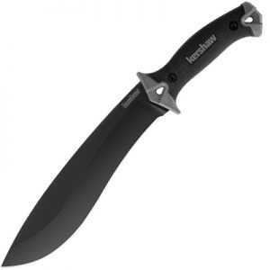 Kershaw Camp 10 Black Color Handle with Sheath Carbon Steel 10 Inch Blade