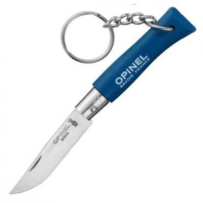 Opinel ODP 0766 N°04 Keychain Stainless Steel blue