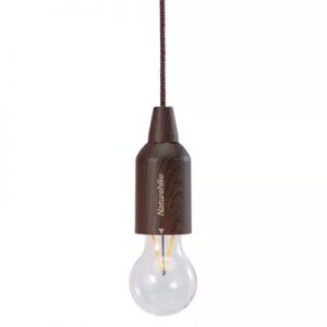 Naturehike Rechargeable Pull Switch Light Bubble wooden grain