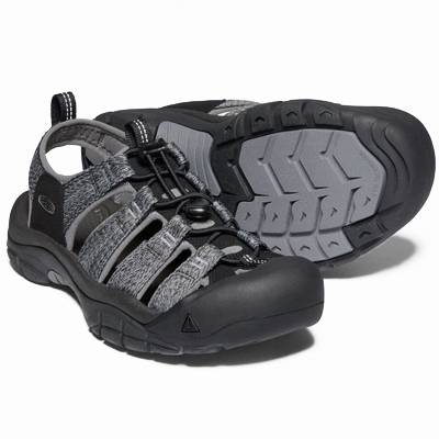 Keen Men's Newport H2 Sandal US8 black steel grey