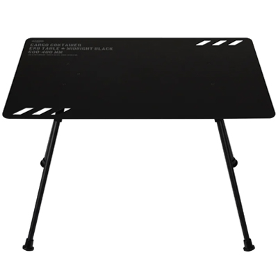 Cargo Container End Table black