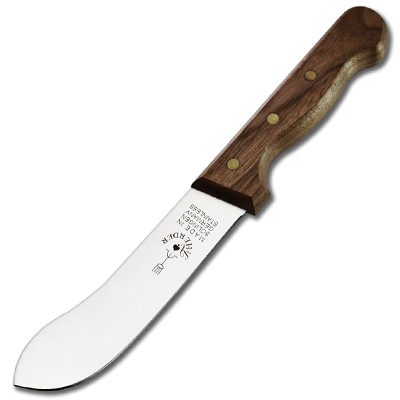 F.Herder Solingen Fork Brand 5.5 inch Bullnose Knife Wooden Handle 0347-14,00