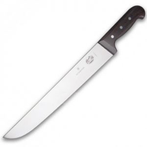 Victorinox 5.5200.31 RoseWood 31cm Rigid Wood Broad Blade Butcher Knife