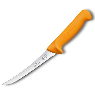 Victorinox 5.8405.16 Swibo 16cm Narrow Curved Rigid Blade Boning Knife