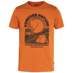 Fjallraven Equipment T-Shirt M Size S sunset orange