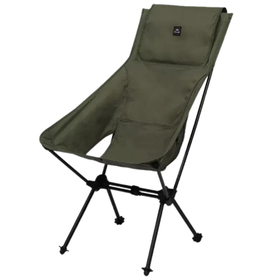 Tillak Folding Tactical Chair High Back green