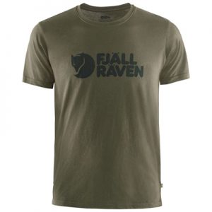Fjallraven Logo T-shirt M Size L dark olive