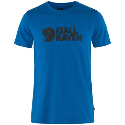 Fjallraven Logo T-shirt M Size M alpine blue