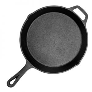 Naturehike 10 Inch Cast Iron Frying Pan black
