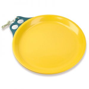 Chums Camper Dish teal yellow