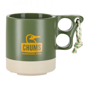 Chums Camper Mug Cup olive gray