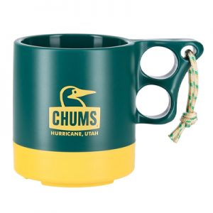 Chums Camper Mug Cup teal yellow