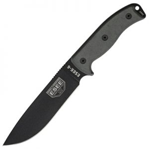 Esee 6 Fixed Blade Full Tang Knife with Sheath