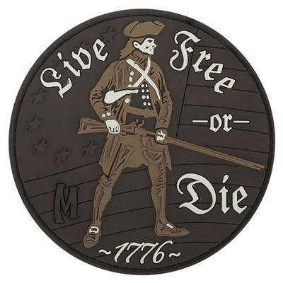 Maxpedition LFODA Live Free or Die Morale Patch arid