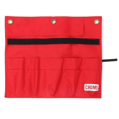Chums Logo Kitchen Tool Roll red