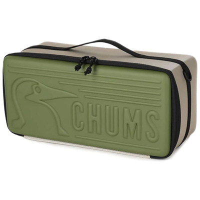 Chums Multi Hard Case L olive gray