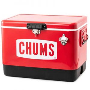 Chums Steel Cooler Box 54L red