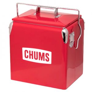 Chums Steel Cooler Box red