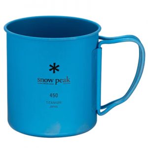 Snow Peak Ti-Single Cup 450 blue