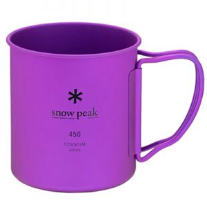 Snow Peak Ti-Single Cup 450 purple