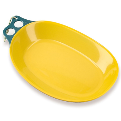 Chums Camper Curry Plate teal yellow