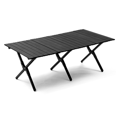 ODP 0794 Steel Eggroll Table 120cm black