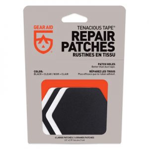Gear Aid Tenacious Tape Hex Patches black clear