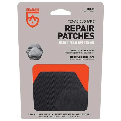 Gear Aid Tenacious Tape Hex Patches black