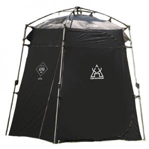 KZM Alpha Room Auto Tent Outdoor Toilet black