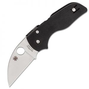 Spyderco Lil Native Compression Satin Wharncliffe Blade with G10 Blade Handle C230GPWC