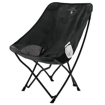 Vidalido Outdoor Camping Moon Chair Low Back black