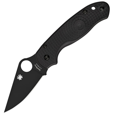 Spyderco Para 3 Lightweight Black Blade Compression Lock Folding Knife C223PBBK