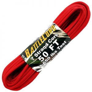 Atwood Rope MFG Battlecord 7 Strands 50 Feet Red
