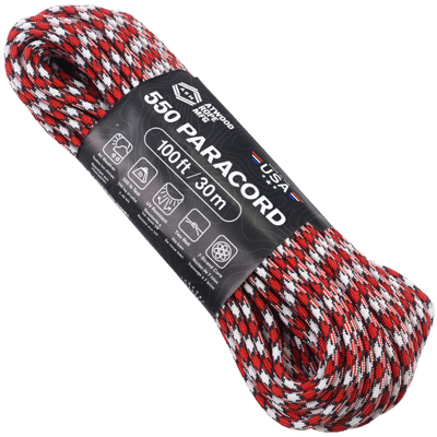 Atwood Rope MFG Paracord 550 Type 7 Strands 100 Feet Bite