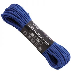 Atwood Rope MFG Paracord 550 Type 7 Strands 100 Feet Cobalt