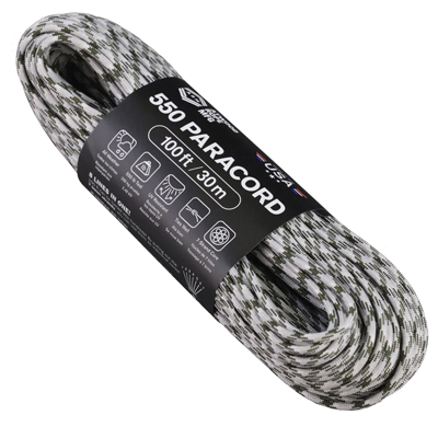 Atwood Rope MFG Paracord 550 Type 7 Strands 100 Feet Cobblestone