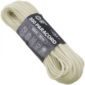 Atwood Rope MFG Paracord 550 Type 7 Strands 100 Feet Cream