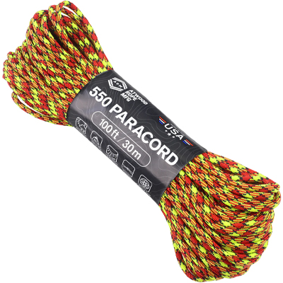 Atwood Rope MFG Paracord 550 Type 7 Strands 100 Feet Ironman