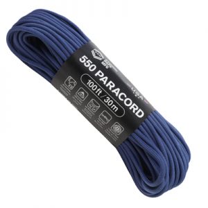 Atwood Rope MFG Paracord 550 Type 7 Strands 100 Feet Navy