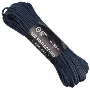 Atwood Rope MFG Paracord 550 Type 7 Strands 100 Feet Space Blue