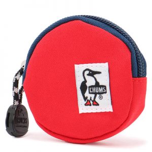 Chums Recycle Round Coin Case red