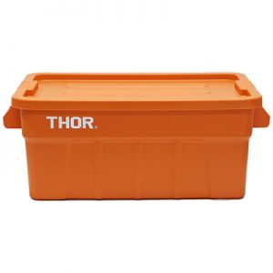 Thor 53L Tote Box with Lid orange